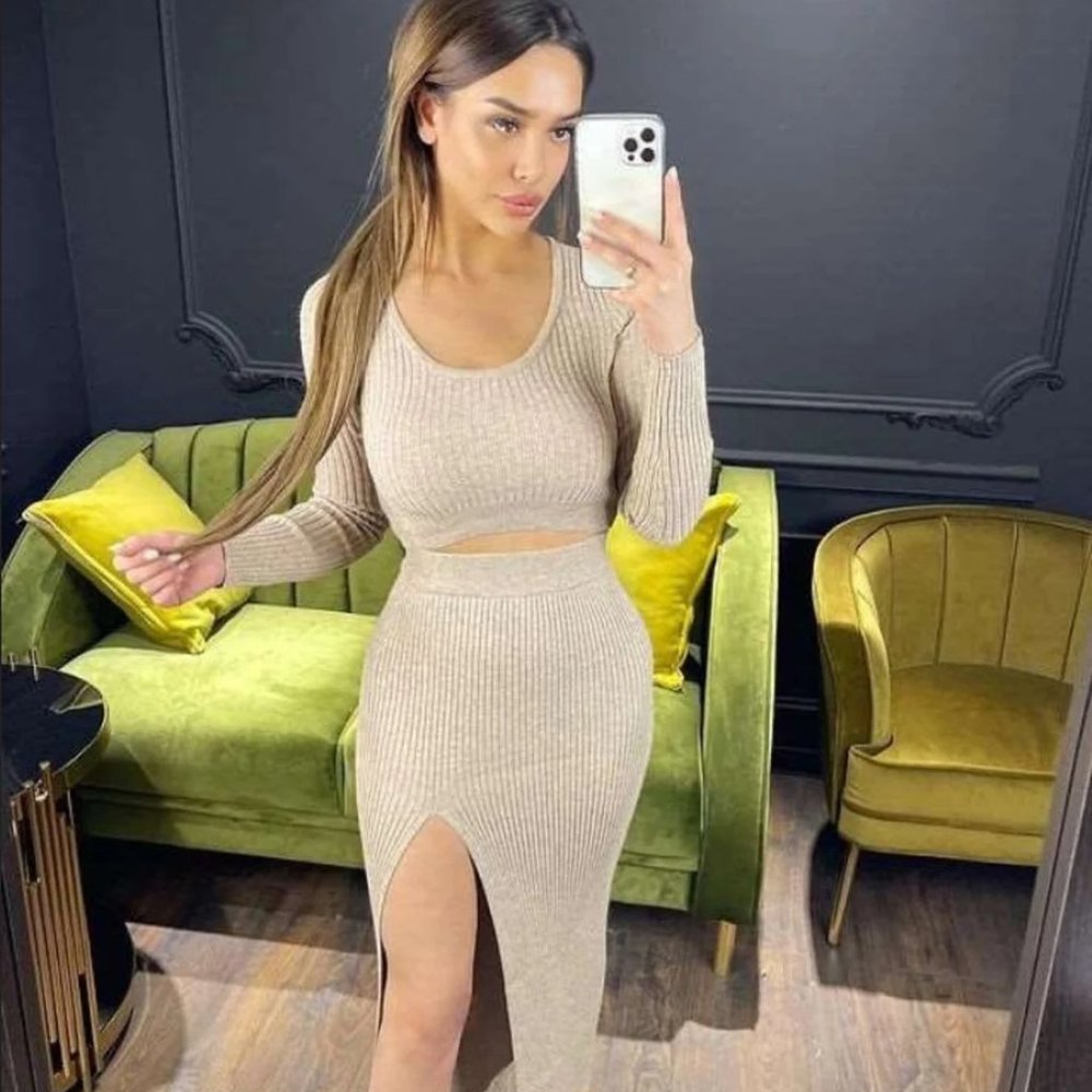 White ladies suit